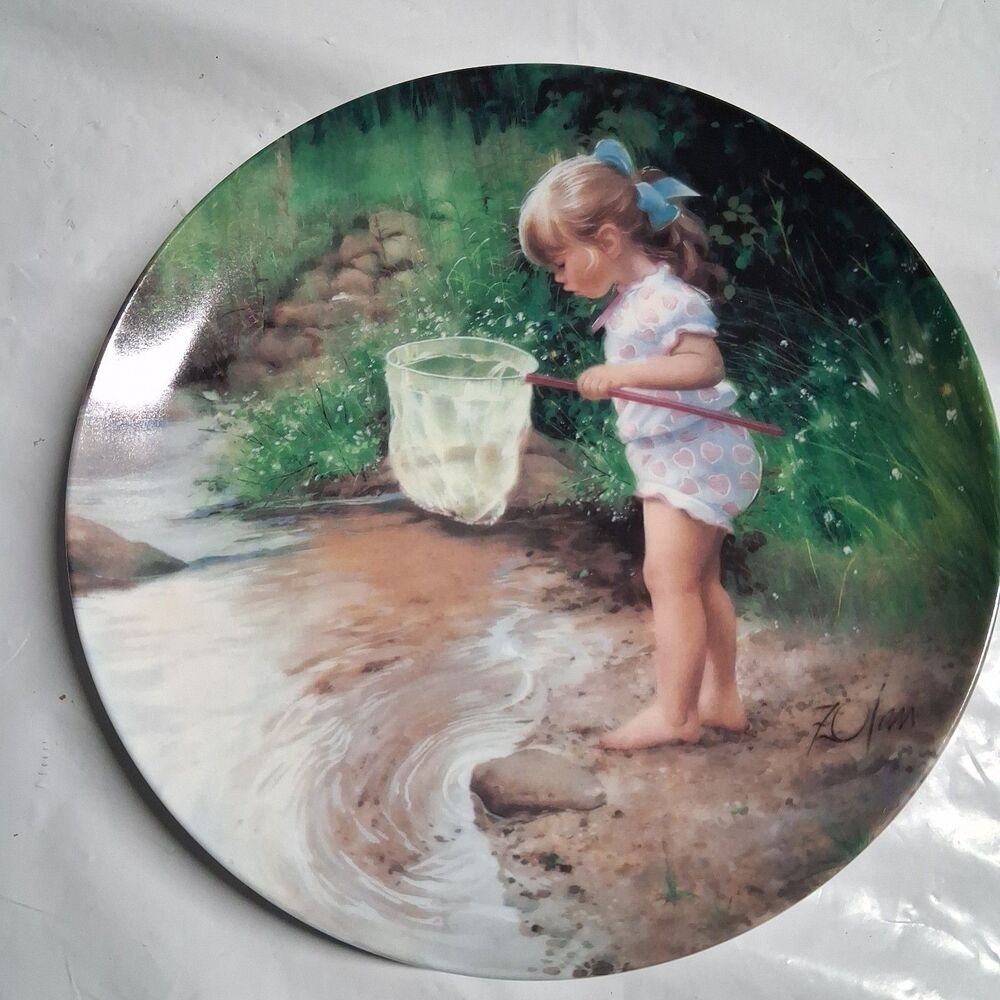 Donald Zolan's "Crystal's Creek" Collectors Plate 8 Inch #3887C